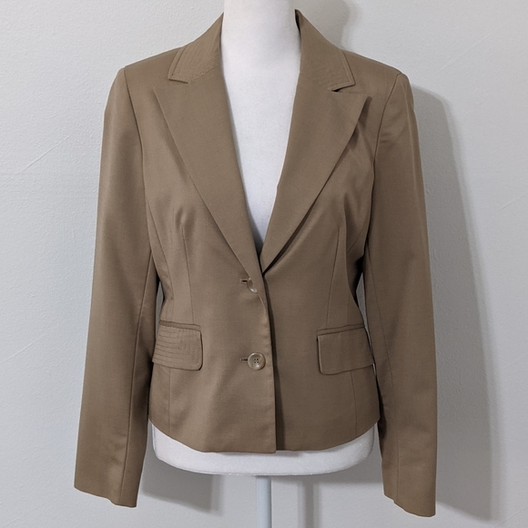 Alfani Jackets & Blazers - Alfani Petite Khaki Blazer Size 6P